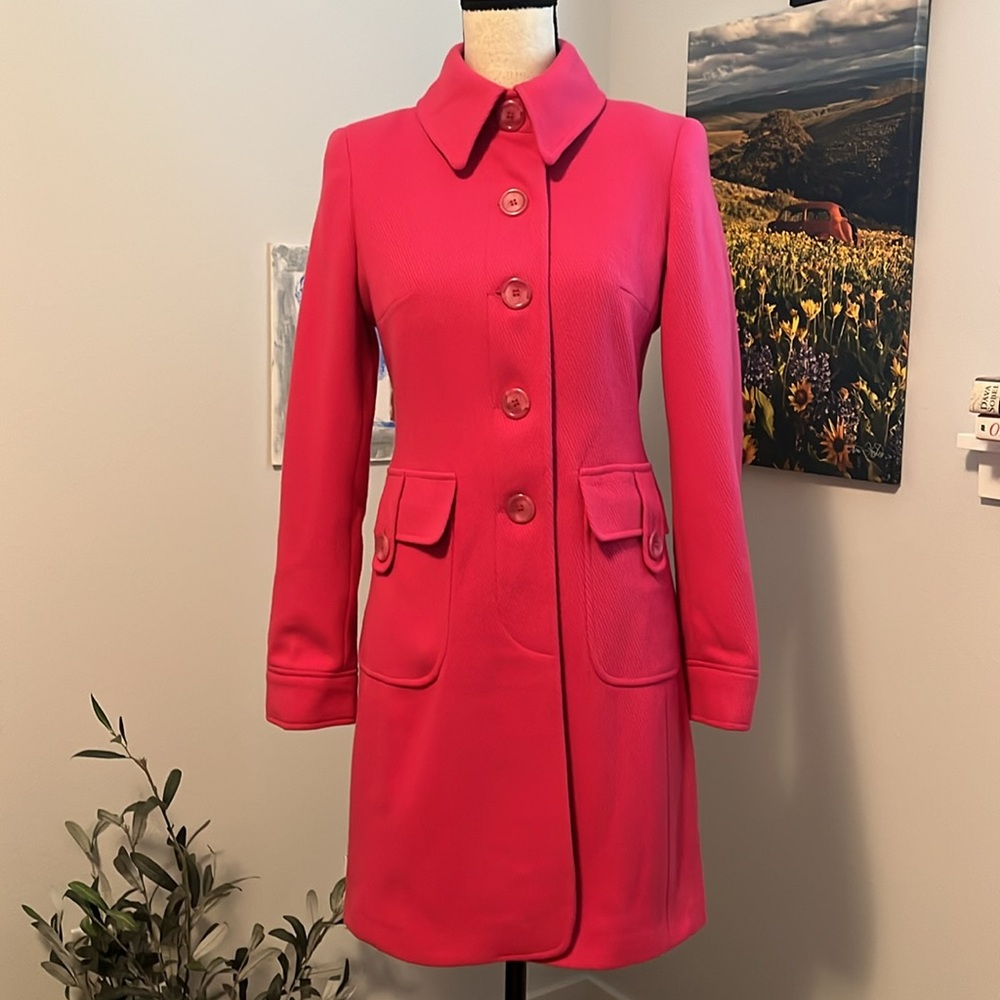 Marvin Richards Fitted Wool Coat - Picture 3 of 16